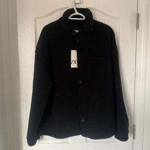 Brand new men’s Zara Sherpa jacket